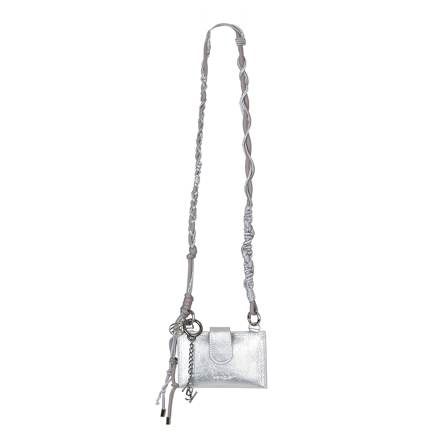 [예약주문/12월9일순차적배송예정] ARAC.9 Mini Wallet Bag (silver)